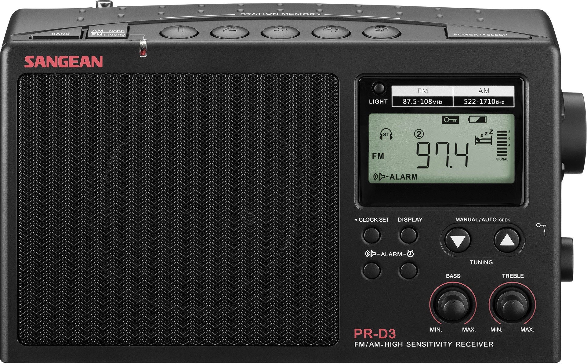 Sangean PRD3 snabbvalsradio