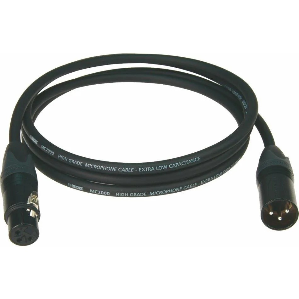 Klotz M2 Superior mic cable Neutrik XLR/XLR 10 m