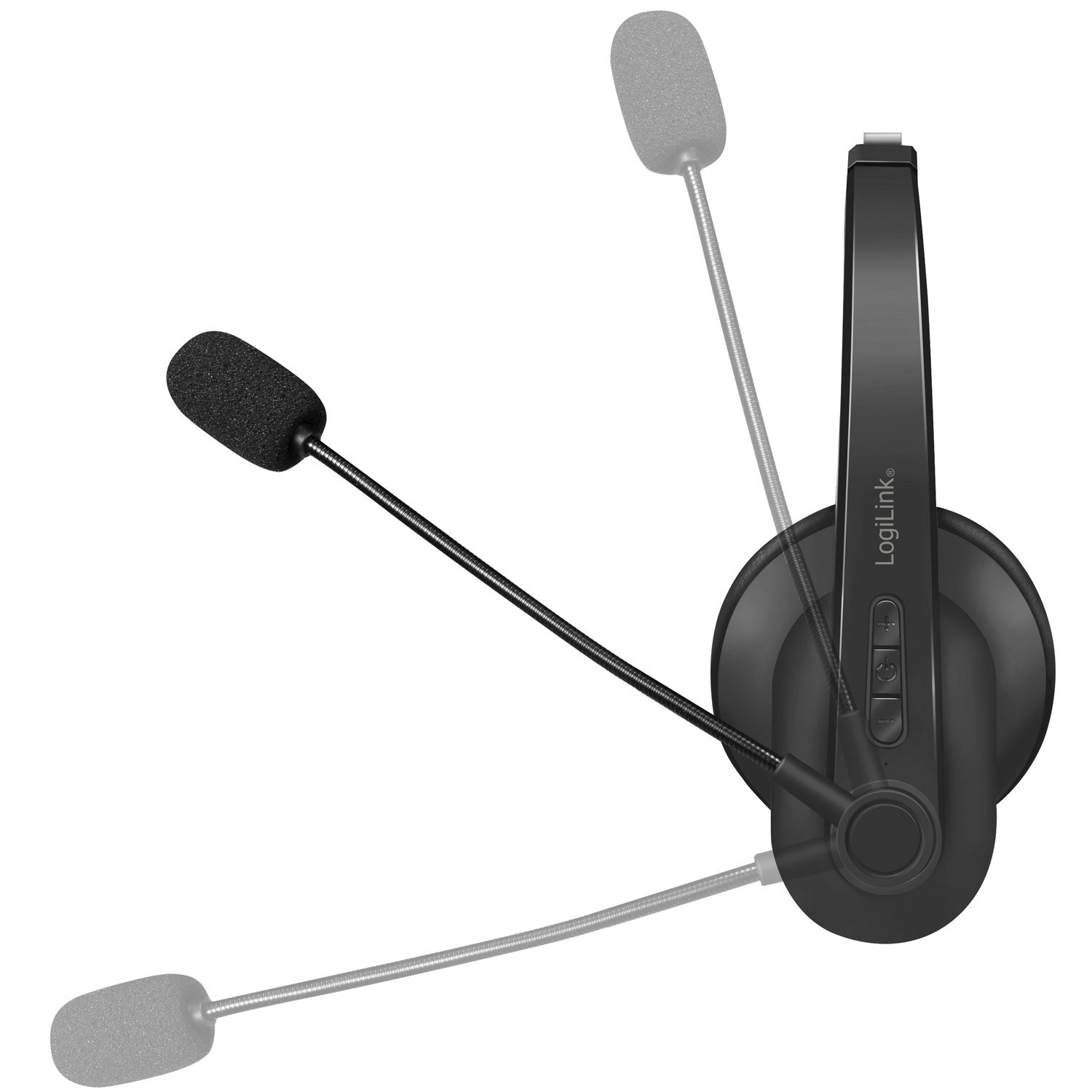 LogiLink BT0059 Bluetooth-headset Mono inkl laddställ