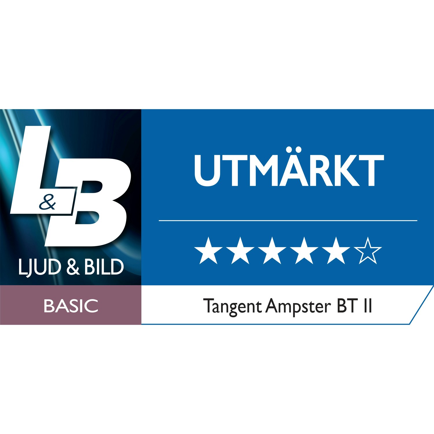 Tangent Ampster II Stereo-förstärkare med bluetooth