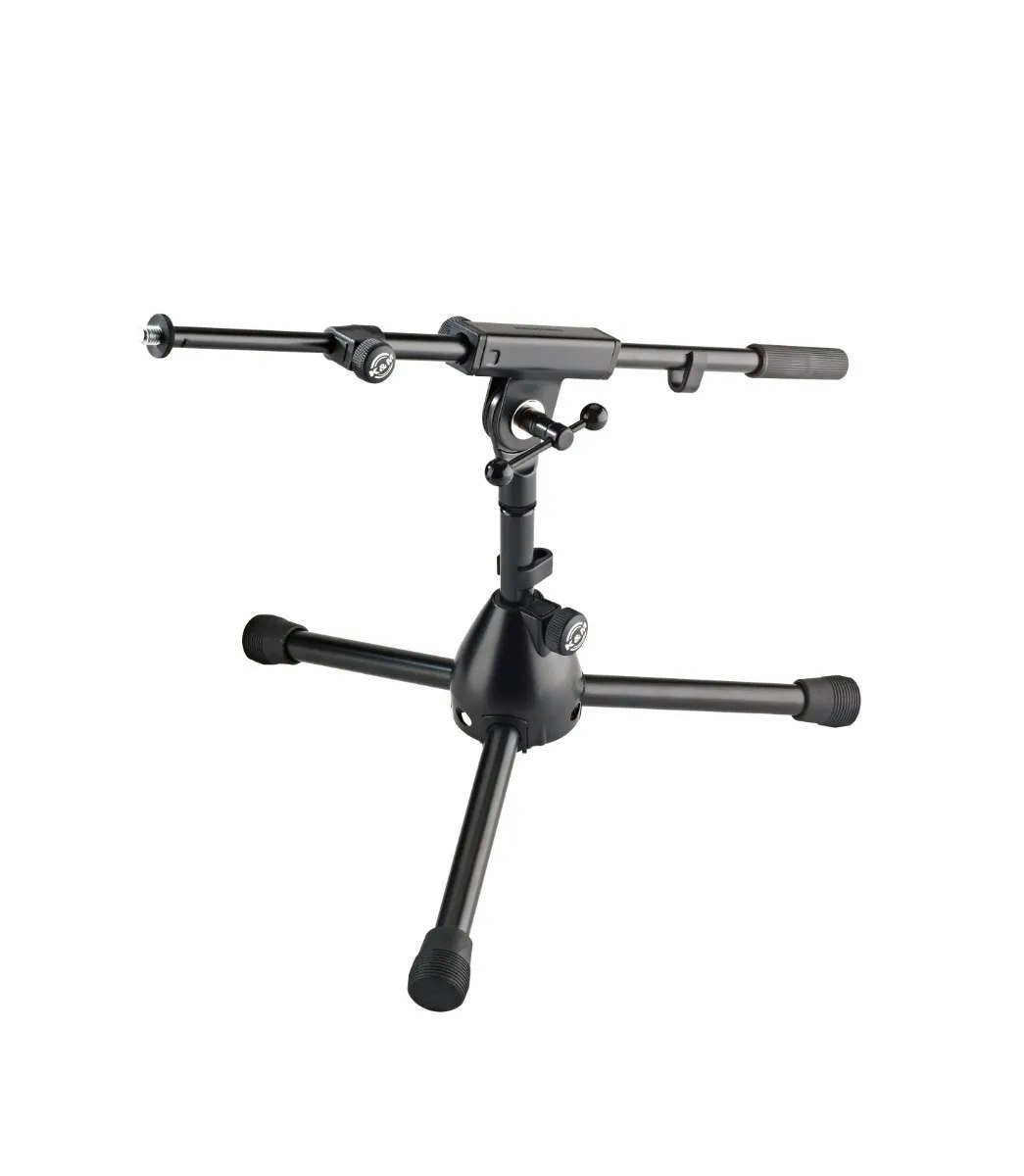 K&M 25950B Kort, kompakt stativ med bom, 3-ben