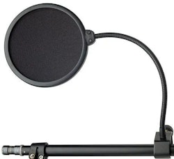 K&M 23956 Popfilter, svart 130 mm