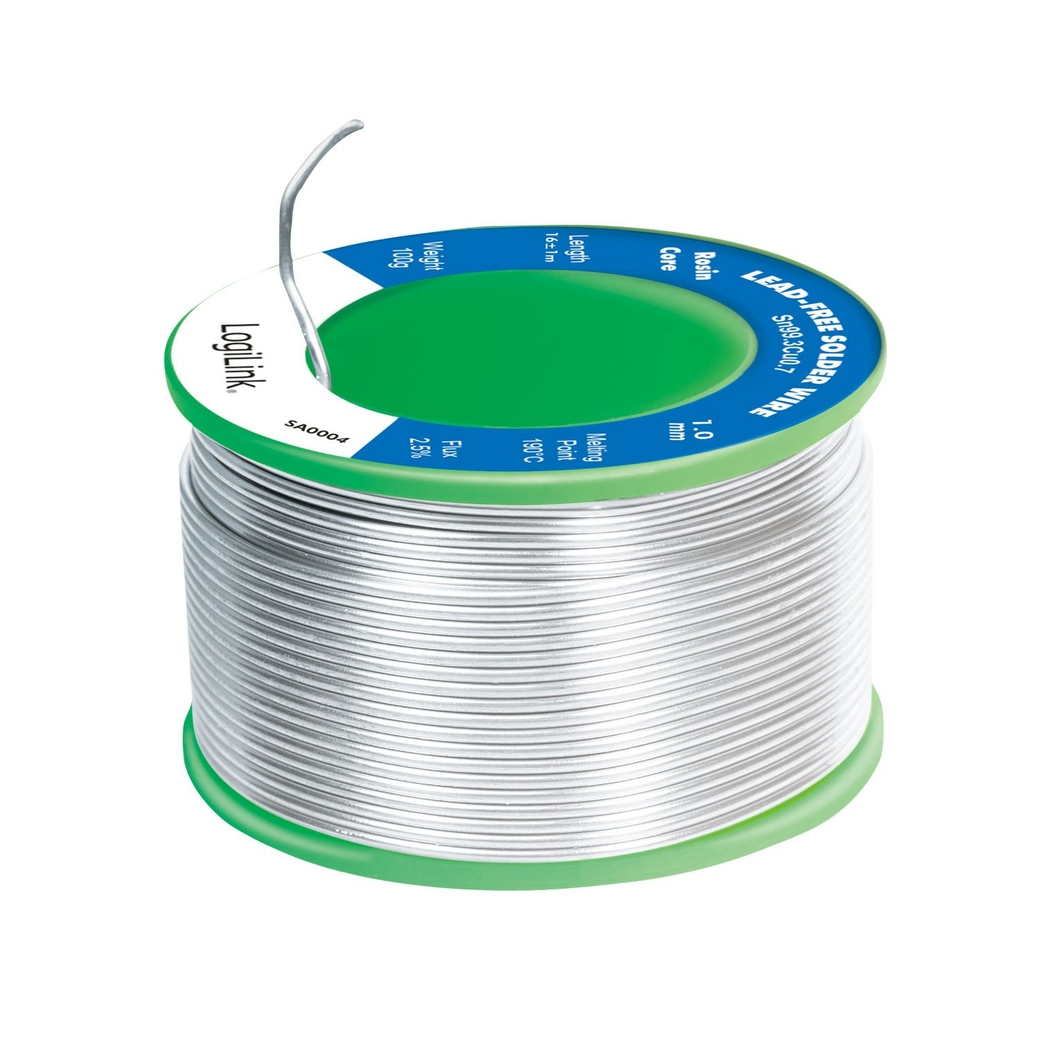 LogiLink SA0004 Lödtenn blyfritt 1mm 100g