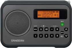Sangean PRD18  Snabbvalsradio FM SVART