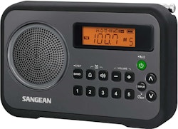 Sangean PRD18  Snabbvalsradio FM SVART