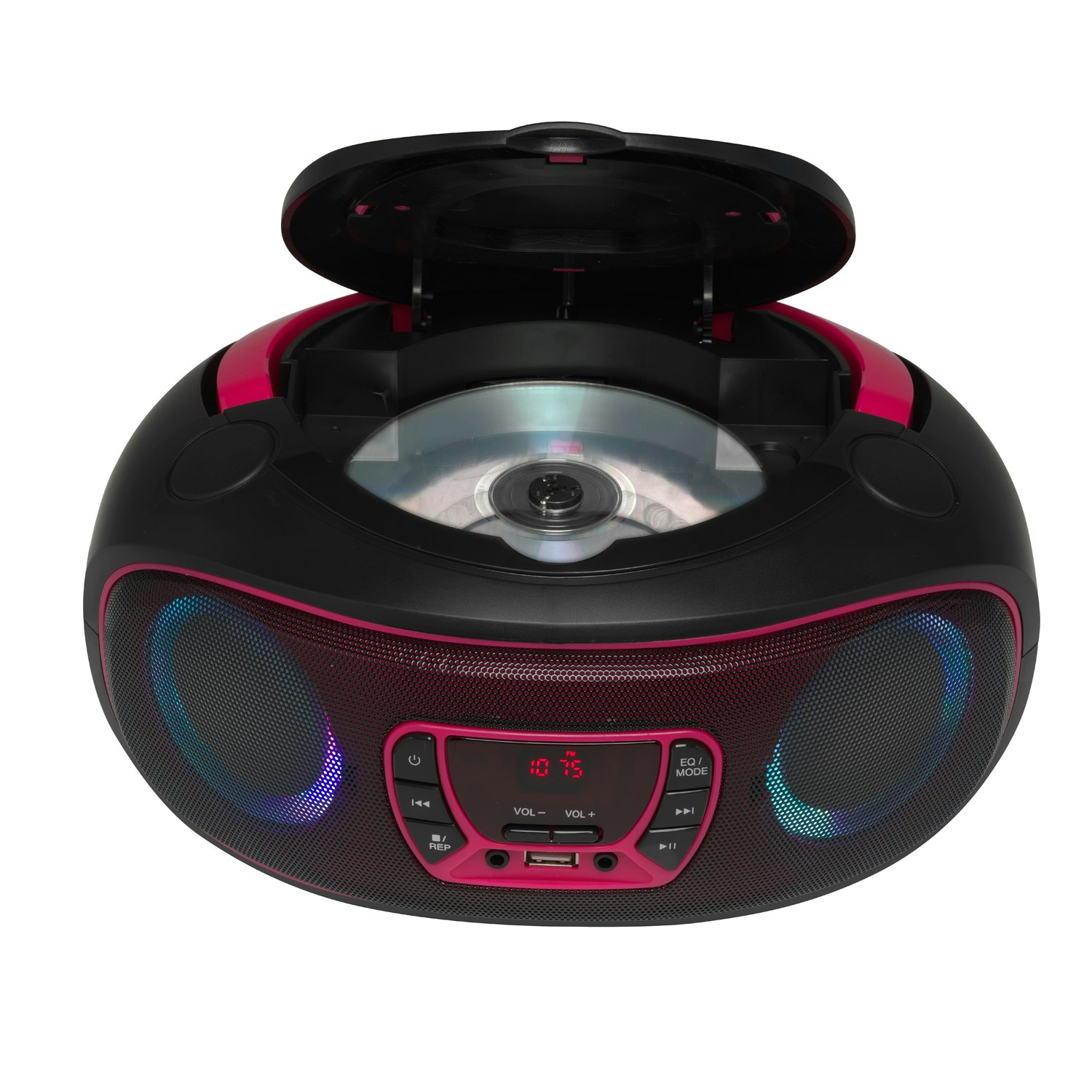 Denver TCL-212 CD Boombox med FM/USB/BT (rosa)