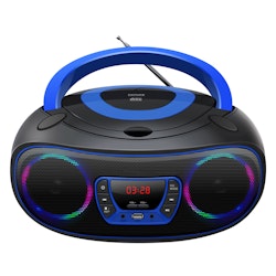 Denver TCL-212 CD Boombox med FM/USB/BT (blå)