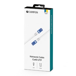 Champion CH4401 Nätverkskabel CAT6 UTP 1.0m