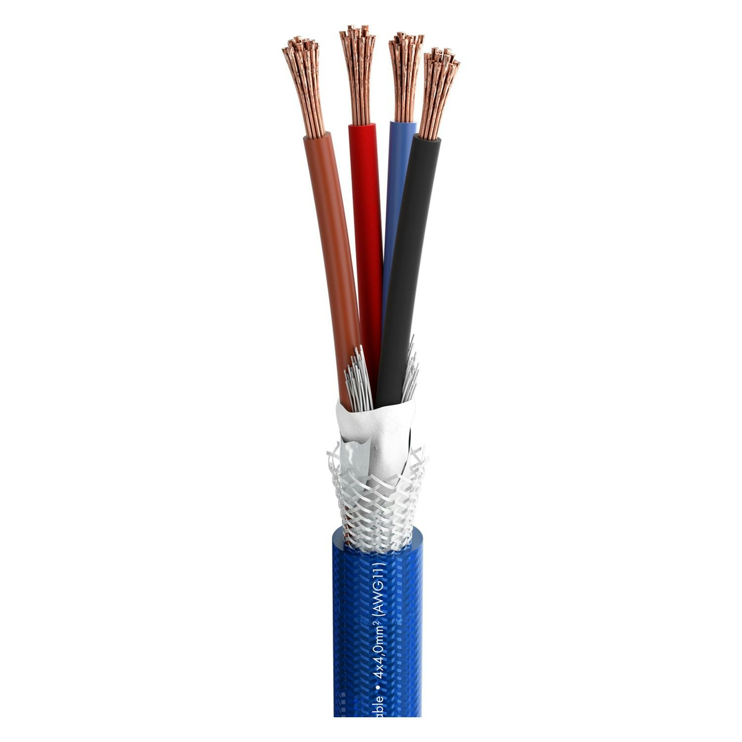 Sommer Cable SC-QUADRA BLUE 4x4mm2 (pris/m)
