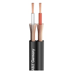 Sommer Cable Signalkabel dubbel SC-Onyx 2025 MKII; 2 x 1 x 0,25 mm²; black (pris/m)