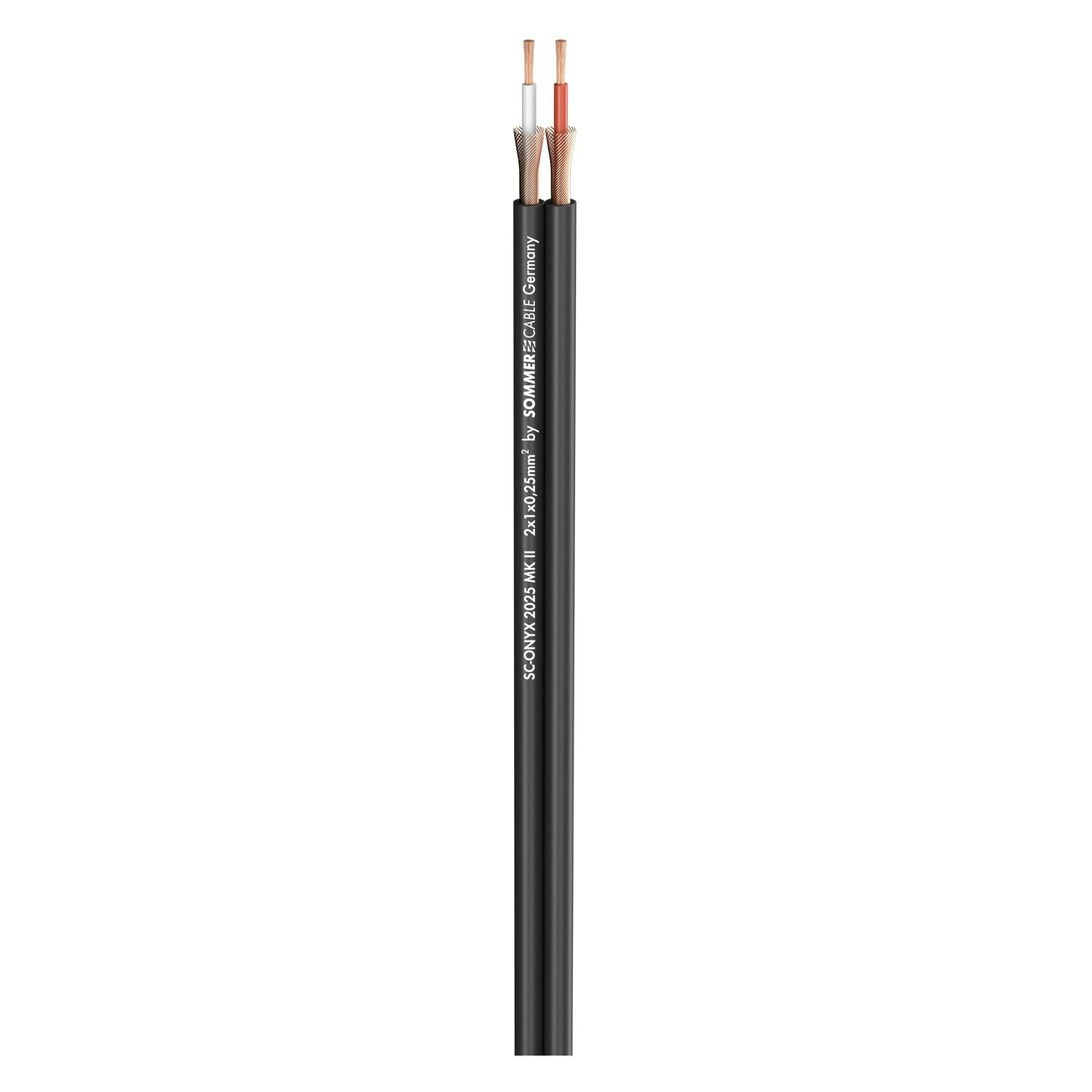 Sommer Cable Signalkabel dubbel SC-Onyx 2025 MKII; 2 x 1 x 0,25 mm²; black (pris/m)