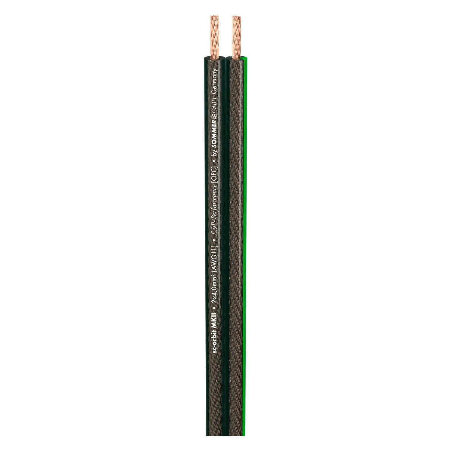 Högtalarkabel SC-Orbit 240 MKII, HighEnd; 1 x 2 x 4,00 mm²svart (pris/m)