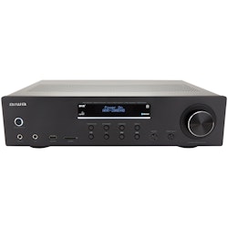 AIWA AMR-200DAB/BK Stereo-receiver med Bluetooth 2 x 100 Watt RMS @4Ohm