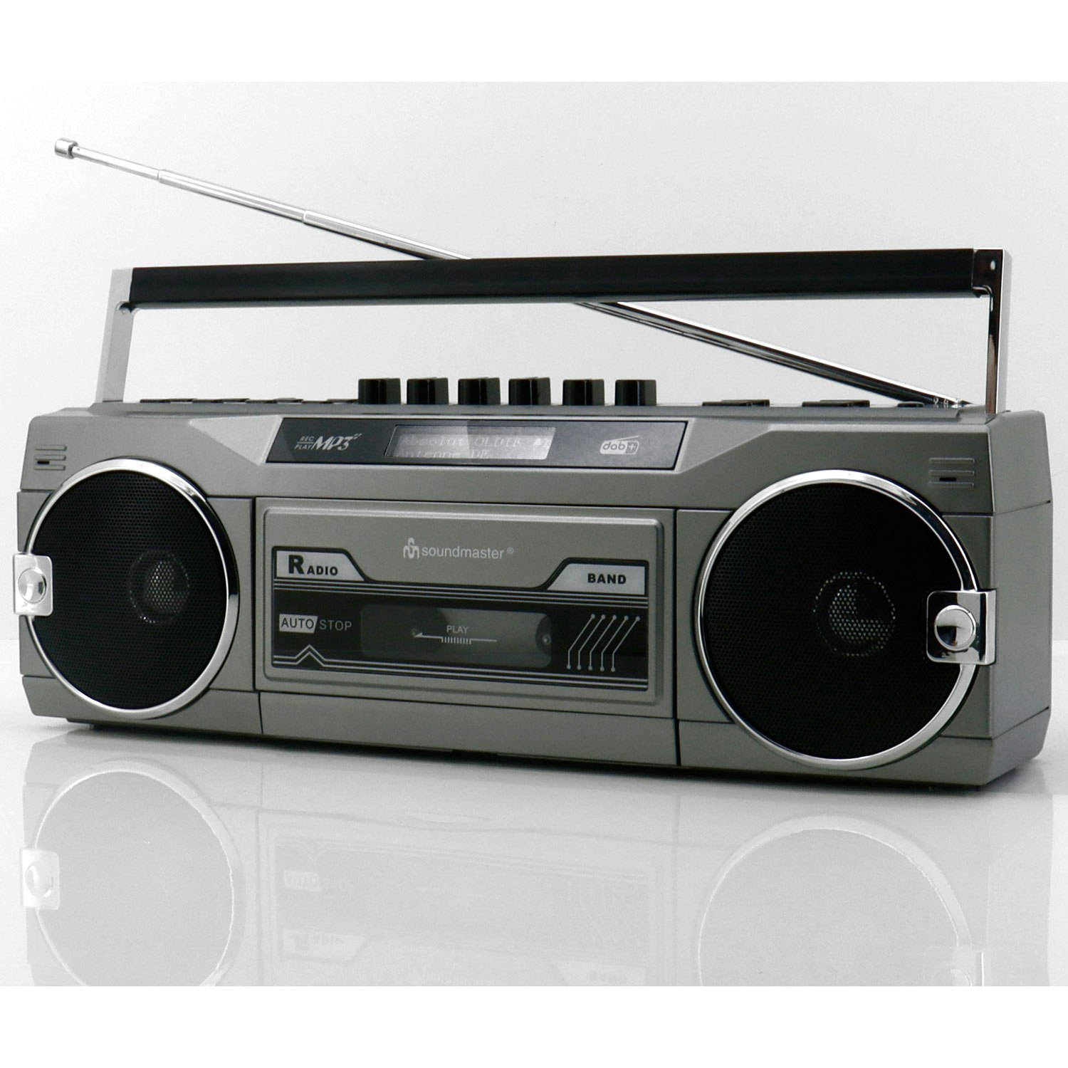 Soundmaster SRR80TI  Retro kassettradio med Bluetooth