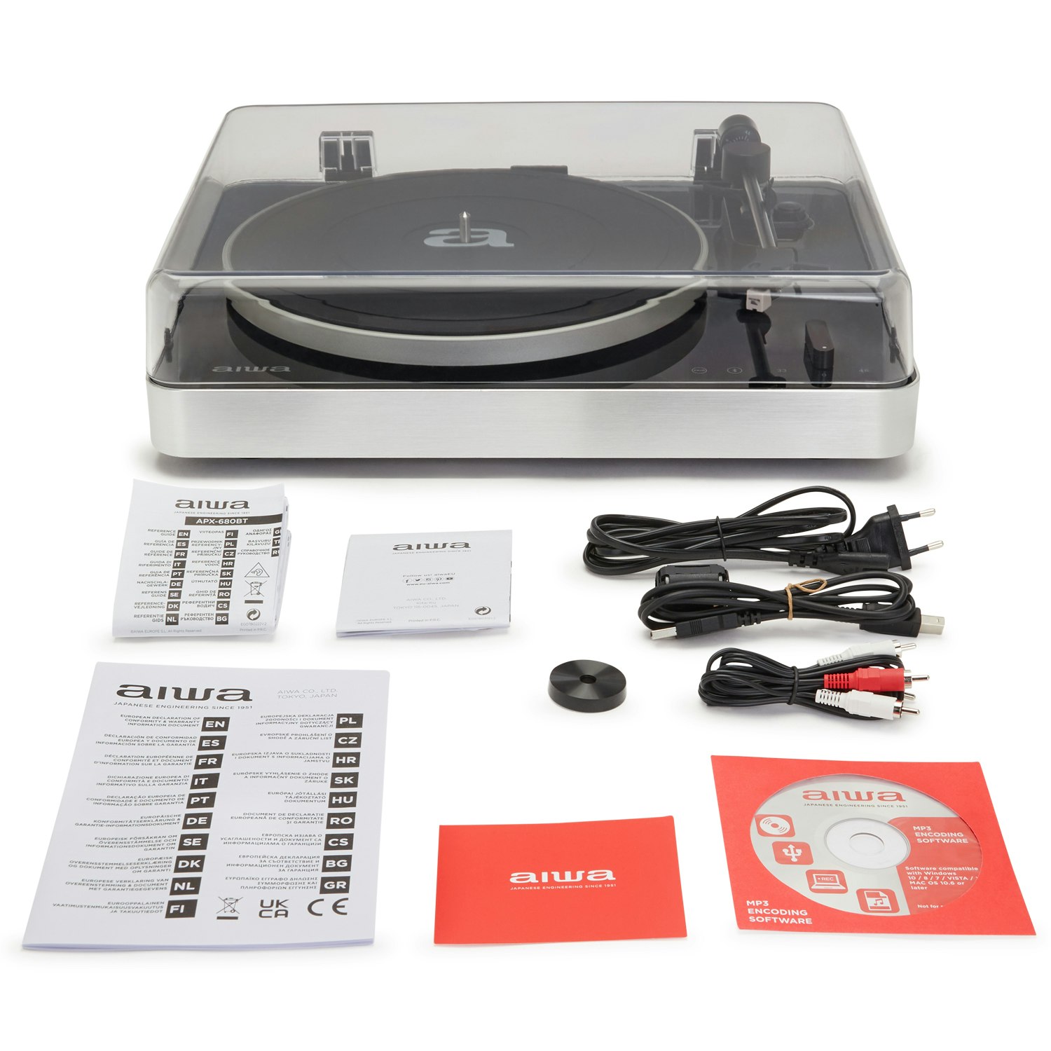 AIWA APX-790BT/BK Skivspelare Premium Svart