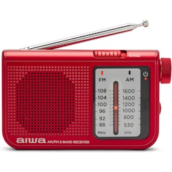 AIWA RS-55/RD Pocket radio med FM/AM Röd