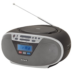 AIWA BBTU-400SL Radio med CD-spelare och Bluetooth Silver