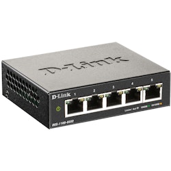 D-Link DGS-1100-05V2 5-port Smart Administrerbar Gigabitswitch