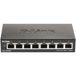 D-Link DGS-1100-08V2 8-port Smart Administrerbar Gigabitswitch