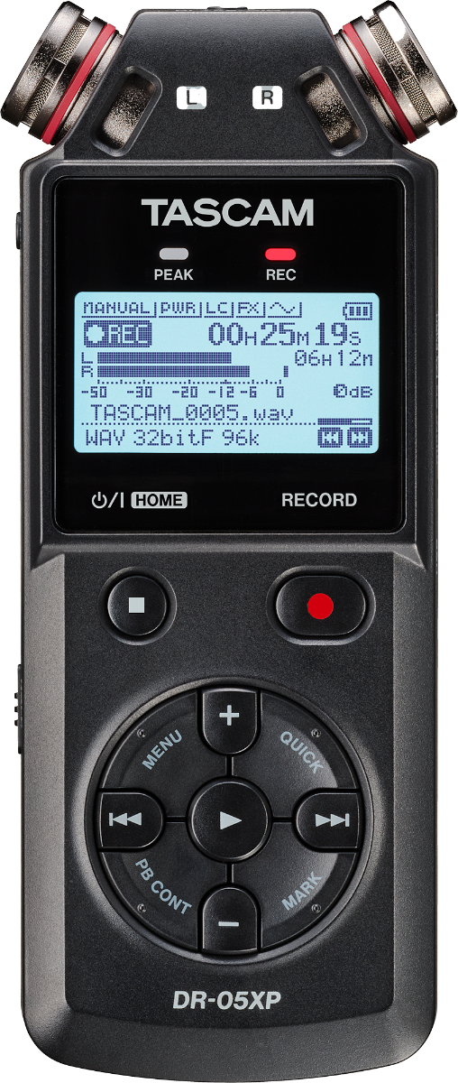 Tascam DR-05XP Stereo Handhållen Field Recorder