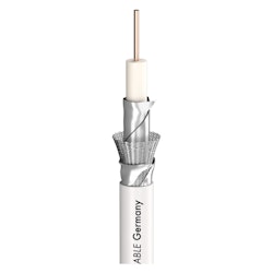 Sommer Cable SAT-KABEL HD/UHD/DIGI PRO-SERIEN  SC-ASTRAL HD/UHDx 0,80; PVC Ø 5,60 mm; vit (pris/m)