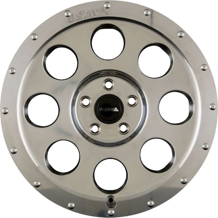 18" Delta 4x4 Klassik B Polerad Aluminium 5x130 ET45