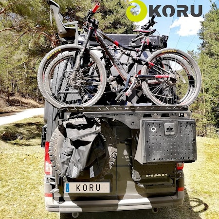 Fast cykelhållare för två cyklar (Koru Solutions)