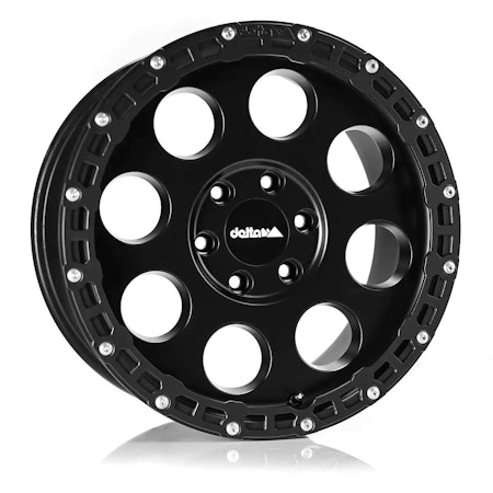 18" Delta 4x4 KLASSIK B Rugged Black Matt 6x130 ET45