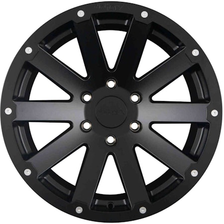 18" Delta 4x4 Hanma Matt Black 5x120