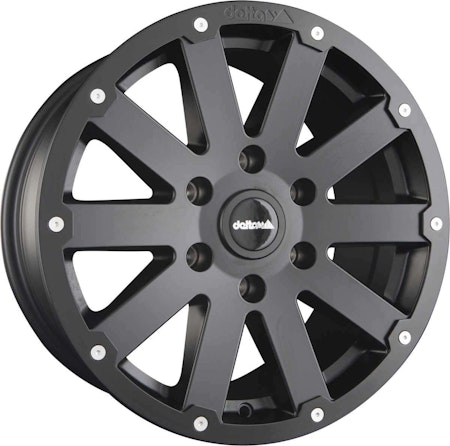17" Delta 4x4 Hanma Black Matt 5x120 ET40