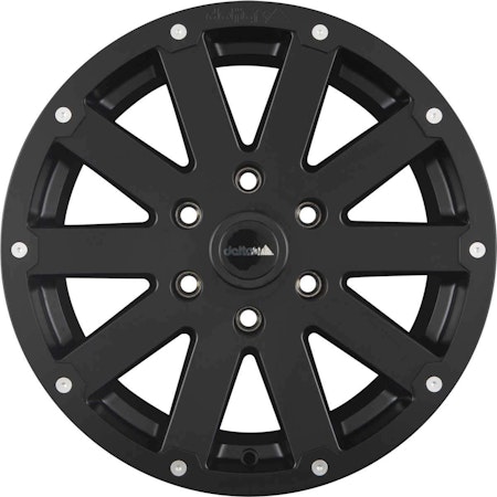 17" Delta 4x4 Hanma Black Matt 5x120 ET40