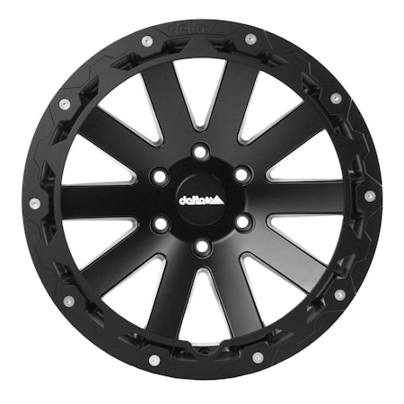 18" Delta 4x4 Hanma Rugged Matt Black 5x120 ET25