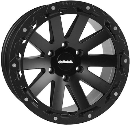18" Delta 4x4 Hanma Rugged Matt Black 5x120 ET25