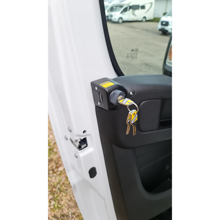 Säkerhetslås med låscylindrar dörrar Fiat Ducato 2021/08> (HeoSafe)