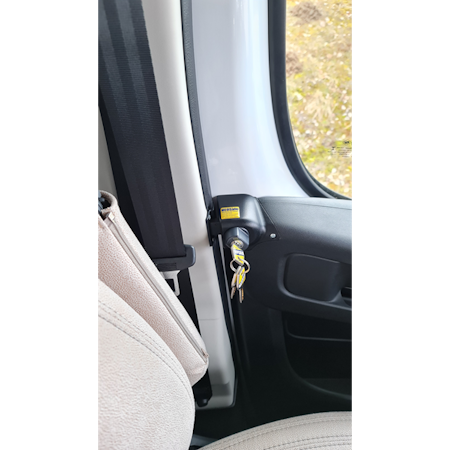 Säkerhetslås med låscylindrar dörrar Fiat Ducato 2021/08> (HeoSafe)