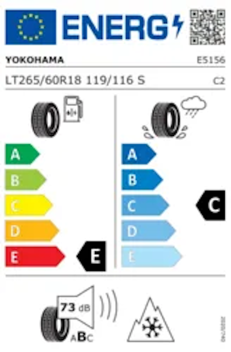 Yokohama Geolandar A/T M+S G015 265/60 R18 119/116S