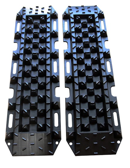Sandstegar / Traction boards Svart