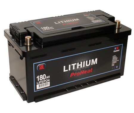 SBL 180Ah Lithium "under seat" Bluethooth och värme L5