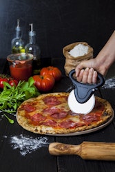 Microplane Pizza skärare hjul, Svart Softgrip