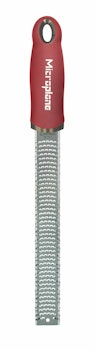 Microplane Premium Classic zest riv järn, Röd Softgrip