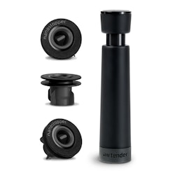 Airtender Vakuum pump för vin med 3 stoppers korkar
