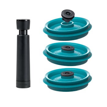 Airtender Lock för konserveringsburkar med vakuum pump. 3-pack
