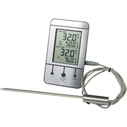 Termometerfabriken Viking Digital stek ugns termometer 528. -10 till + 300C. Dubbla mätpunkter och timer
