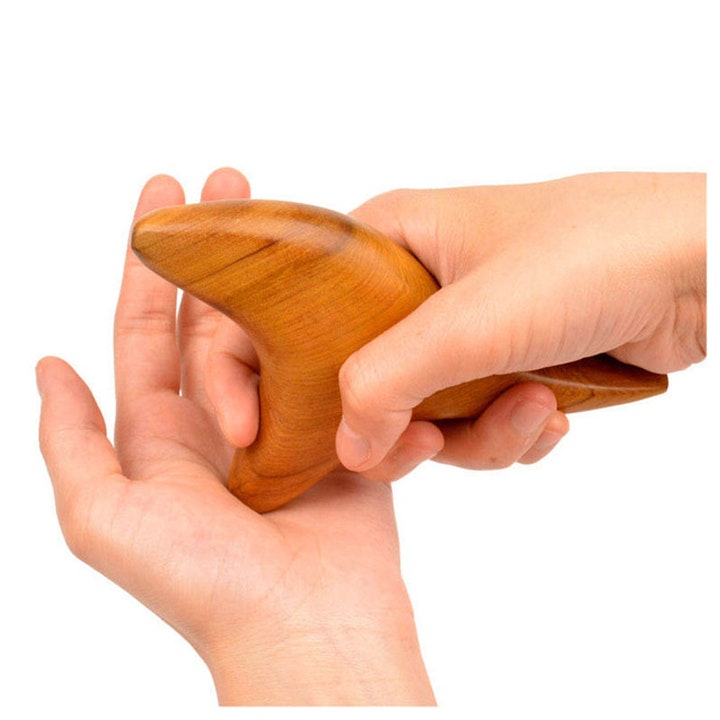 Fußmassagegeräte aus Holz