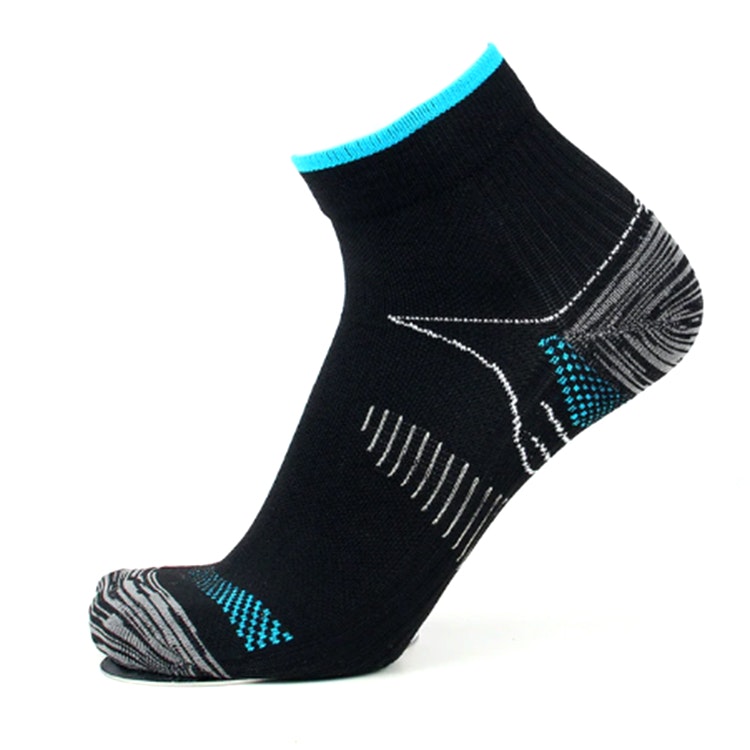 Knöchelsocken mit Kompression (Schwarz)
