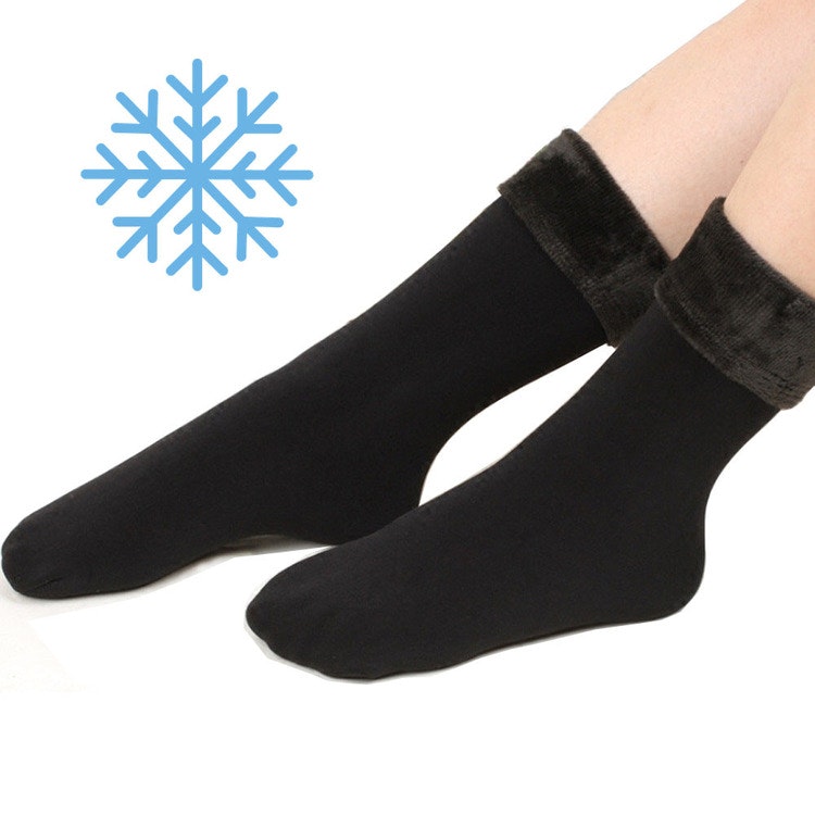 Warme Socken (Schwarz)