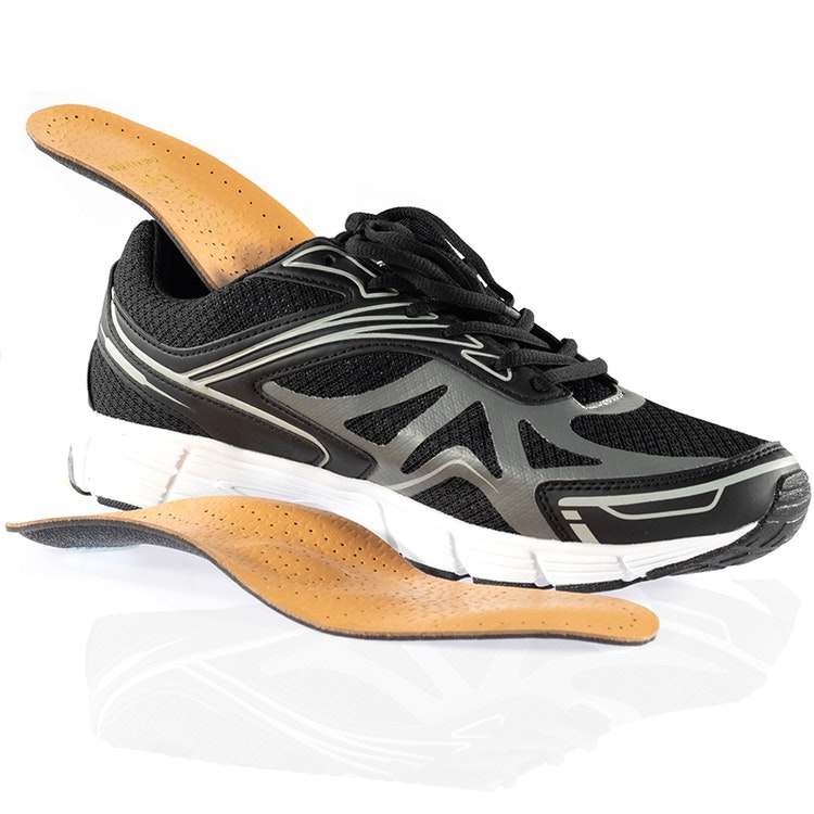 Schuhsohle Ferse und Hohlfuß