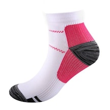 Knöchelsocken mit Kompression (Rosa)
