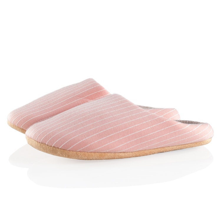 Gestreifte Pantoffeln (Rosa)