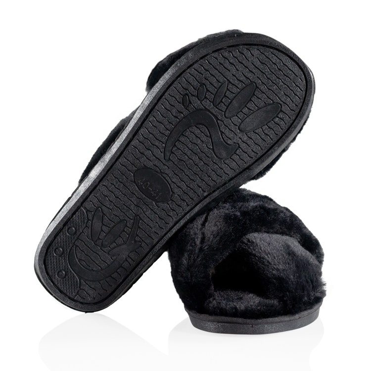 Weiche Pantoffeln (Schwarz)